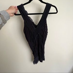 Anthropologie meadow rue mixed medium top medium